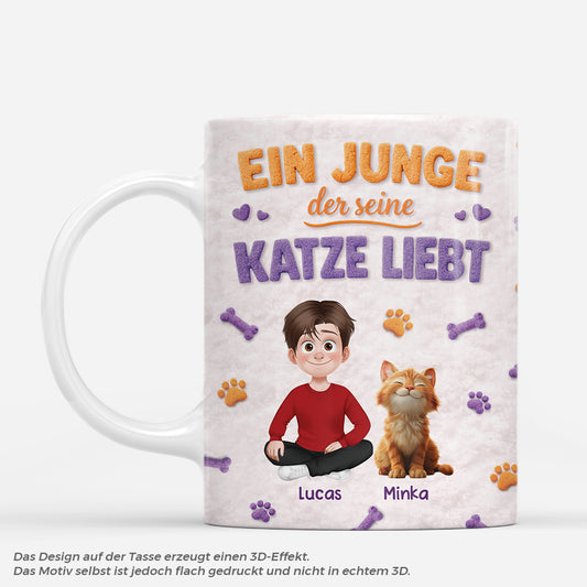 8360MGE1 3d druck effekt nur eine frau die hunde liebt personalisierte geschenke katze  tasse cartoon 8360mtptd_21284c71 e011 4637 9675 7b20e884564b