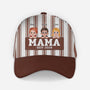 8369JGE1 papa seit personalisiertes geschenk  kappen papa mama cartoon streifen 8369j 2