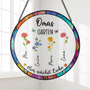 8376UGE1 mamas garten hier wachst liebe personalisiertes geschenk  buntglas sonnenfanger mama oma 8376ucx5a