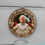 8431GGE1 fur immer in meinem herzen personalisierte trauergeschenke  auto visier clip foto papa mama 8431gtfwb