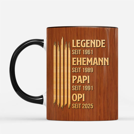 8455MGE1 3d druck effekt legende ehemann papa opa holz personalisiertes geschenk  opa papa tasse 8455mtvhb_2