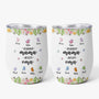 8457TGE1 3d druck effekt erst mama jetzt oma personalisiertes geschenk  355ml thermobecher schmetterlinge 8457t8pca