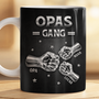 8458MGE2 3d druck effekt papas gang faust personalisiertes geschenk  opa papa tasse 8458m8fmb