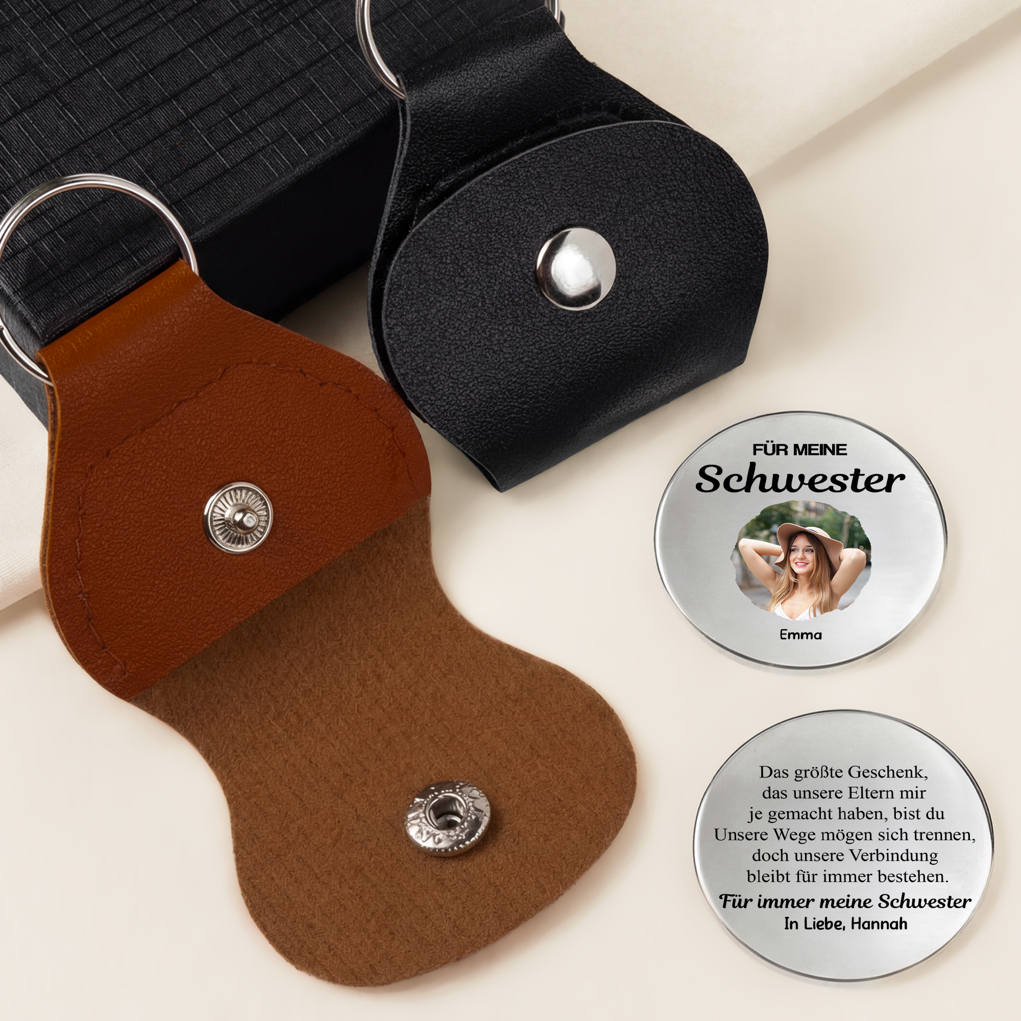 8493AGE1 an meinen bruder  an meine schwester personalisierte geschenke foto  pocket hug schlusselanhanger geschwister 8493ajsvre
