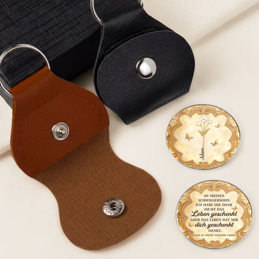 8523AGE2 3d druck effekt an meine schwiegertochter personalisiertes geschenk  pocket hug schlusselanhanger mama tochter 8523ajchla