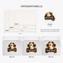8545AGE3 pfoten putzen personalisiertes hunde geschenk  fussmatte unregelmassige form 8545ad8hbc