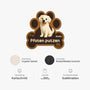 8545AGE4 pfoten putzen personalisiertes hunde geschenk  fussmatte unregelmassige form 8545ad8hbc