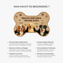 8546AGE6 besuch nur nach freigabe durch personalisiertes hunde geschenk  fussmatte_ unregelmassige form 8546ad8ezc