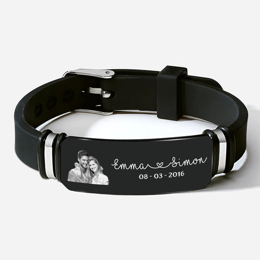 8552JGE1 liebespaar mit namen personalisierte paare geschenke  armbander_ foto 8552jnp5g