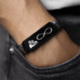 8553JGE2 unendlichkeitszeichen personalisierte paare geschenke  armbander_ foto 8553jnf5g