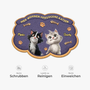 8558AGE1 hier wohnen verzogene katzen personalisierte geschenke katze  fussmatte unregelmassige form 8558adavrd_6