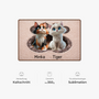 8565AGE4 3d druck effekt katze personalisierte geschenke katze  fussmatte unregelmassige form 8565adsfnd