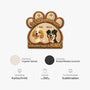 8568ADGE4 3d druck effekt hoffentlich magst du hunde personalisiertes hunde geschenk  fussmatte unregelmassige form 8568adshlc