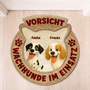 8569AGE1 3d druck effekt vorsicht wachhunde im dienst fussmatte personalisiert hund_ unregelmassige form 8569adslbc_1_0c172e67 2d90 420b 94a2 94613af9ea5e