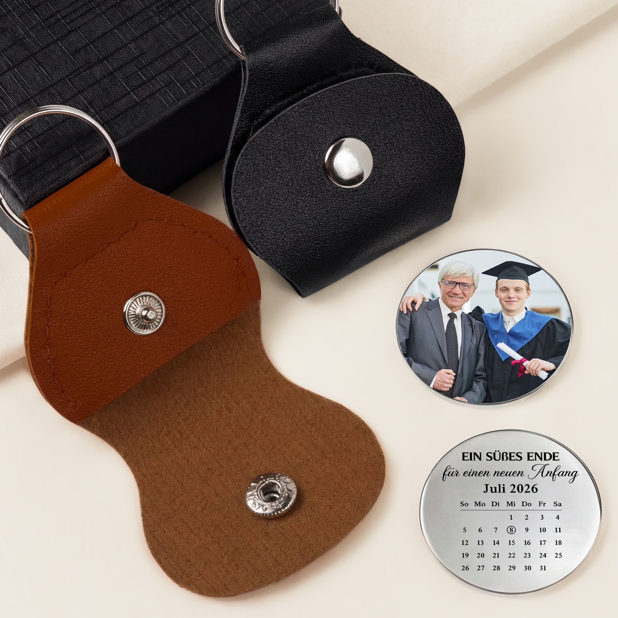 8575AGE1 ein susses ende fur einen neuen anfang personalisierte geschenke abschluss  pocket hug schlusselanhanger 8575ajav5s_2