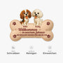 8579AGE5 der mensch wohnt nur hier bei uns personalisiertes hunde geschenk  fussmatte unregelmassige form 8579ad6pcc