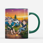8582MGE3 abenteuer partner furs leben personalisierte paar geschenke  tassen camping cartoon 8582mtcbg