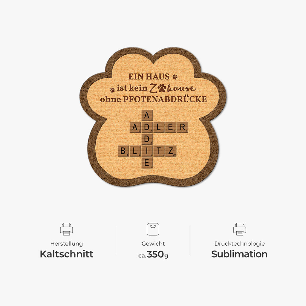 8583AGE1 ein haus ist kein zuhause ohne pfotenabdrucke personalisiertes geschenk  fussmatte hund_ katze unregelmassige form 8583adnvcc_3