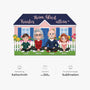 8592AGE4 trautes heim gluck allein personalisierte geschenke familie  fussmatte unregelmassige form 8592adcpti
