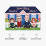 8592AGE5 trautes heim gluck allein personalisierte geschenke familie  fussmatte unregelmassige form 8592adcpti