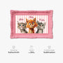 8596AGE4 3d druck effekt katze streifen personalisierte geschenke katze  fussmatte foto unregelmassige form 8596adckld