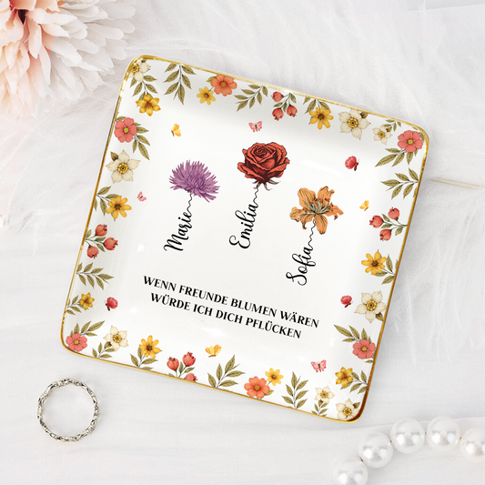 86002GE2 es dauert lange bis freundschaften so tief werden personalisierte geschenke beste freundin  schmuckschale 860023ftf