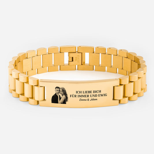 8612JGE1 ich liebe dich fur immer und ewig uhrenband personalisierte paar geschenke  armband mit foto 8612j8v5g_1