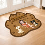 8616AGE2 hoffentlich magst du tierhaare personalisiertes hunde geschenk  fussmatte unregelmassige form 8616adayrc
