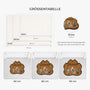 8616AGE3 hoffentlich magst du tierhaare personalisierte geschenke katze  fussmatte unregelmassige form 8616adayrd