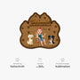 8616AGE4 hoffentlich magst du tierhaare personalisiertes hunde geschenk  fussmatte unregelmassige form 8616adayrc