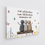 8625CGE2 es gibt gute freunde es gibt beste freunde und dann gibt es dich personalisierte geschenke freunde  leinwand 8625caklf