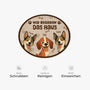 8626AGE5 ich regiere das haus personalisiertes hunde geschenk  fussmatte unregelmassige form auto 8626ad8yrc