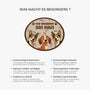 8626AGE6 ich regiere das haus personalisiertes hunde geschenk  fussmatte unregelmassige form auto 8626ad8yrc