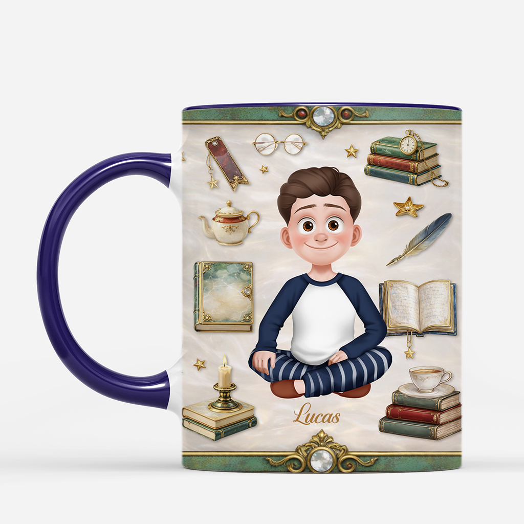 8632MGE2 3d druck effekt psst ich lese personalisierte geschenke fur leseratten_ frauen manner  tasse 8632m8cza_2