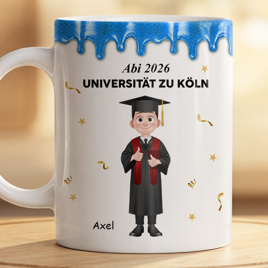 8638MGE2 abschluss personalisierte geschenke abschluss  tasse fur manner frauen gold 8638m6fba