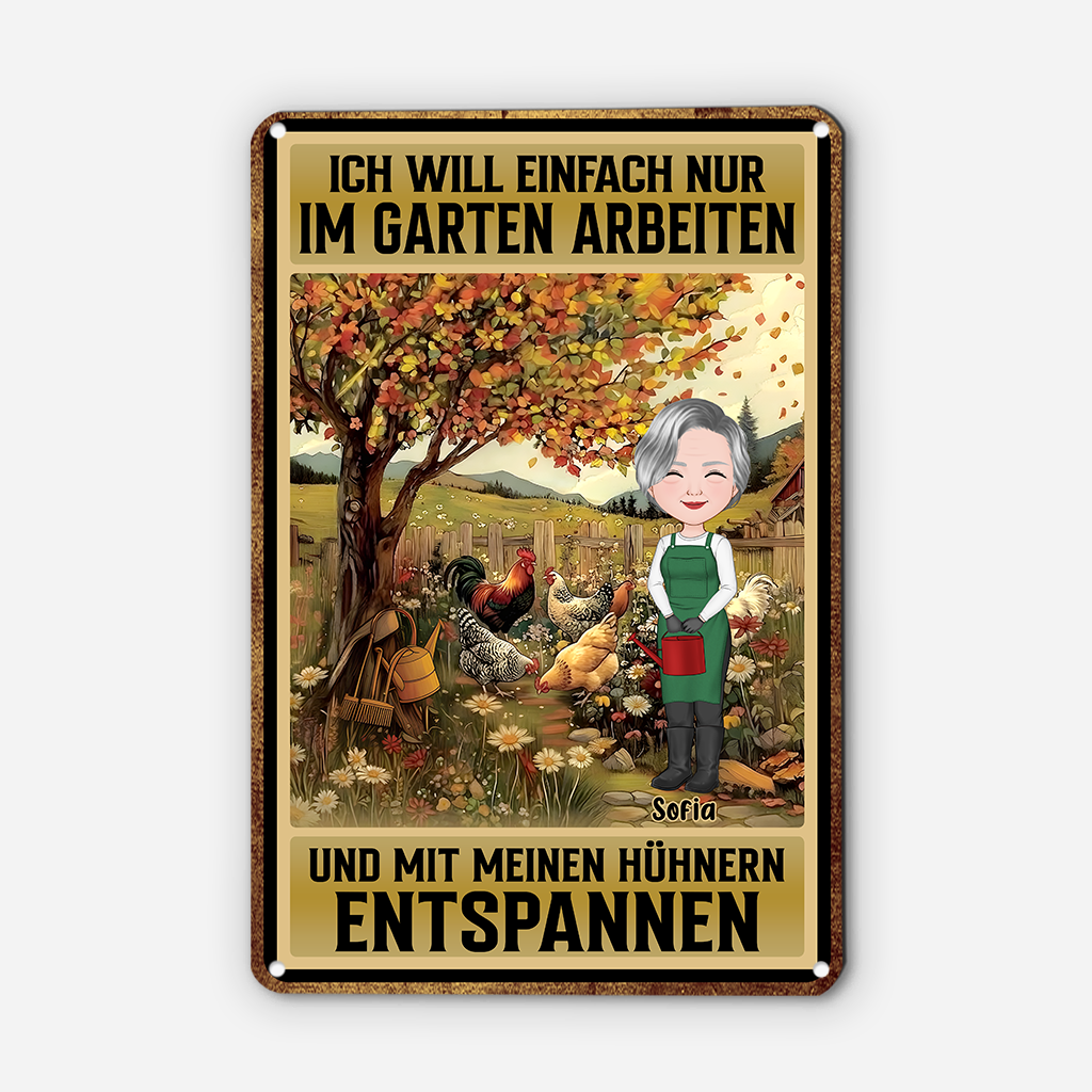 8640EGE2 gartenspruche kurz personalisierte geschenke fur frauen  gartenschild 8640e6eba