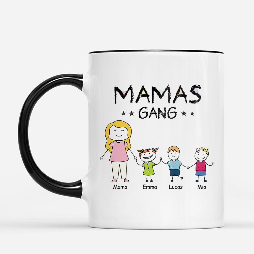 8644MGE2 papas gang stickmen personalisiertes geschenk  mama papa tasse buntstifte 8644m8y5b