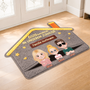 8654AGE2 willkommen in unserem zuhause personalisiertes geschenk  fussmatte mama papa unregelmassige form 8654adskzi
