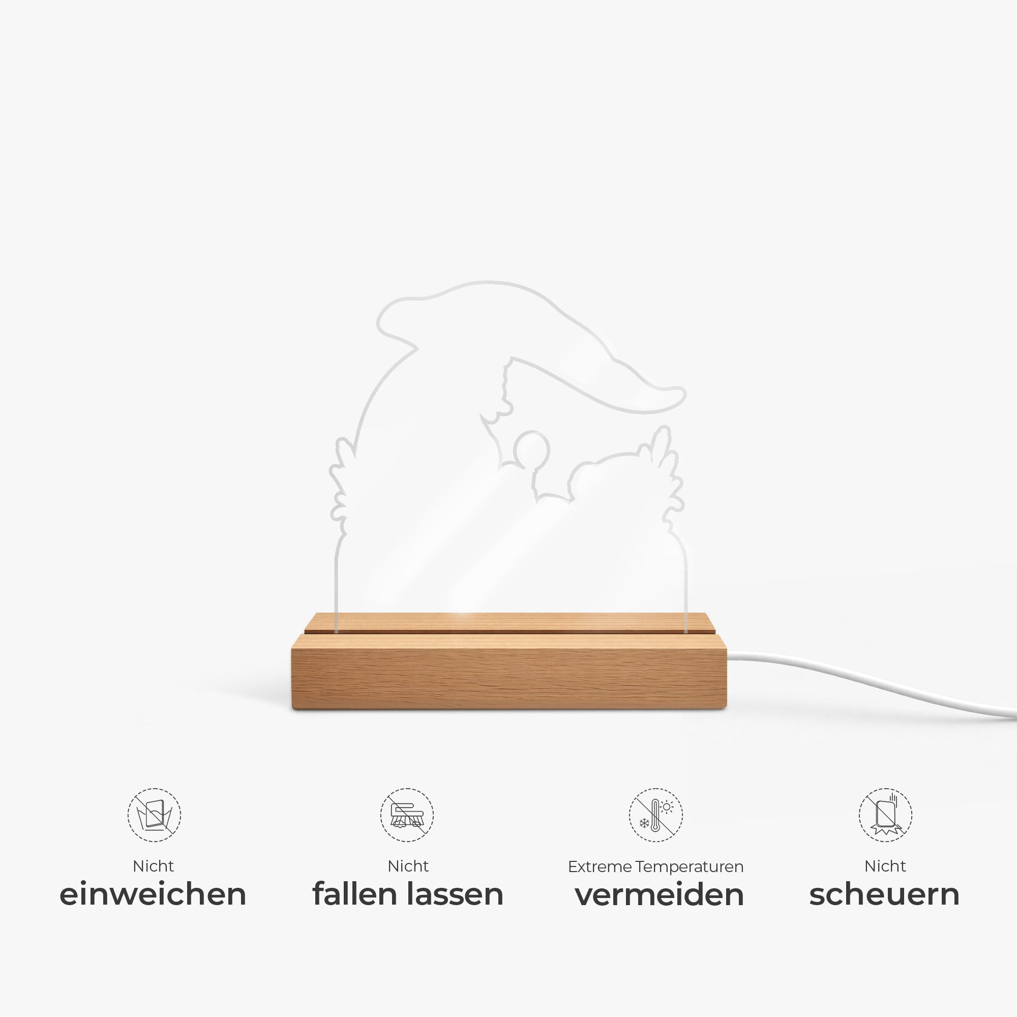 8675LGE4 3d optik mama ich liebe dich personalisiertes geschenk  nachtlicht_ mama oma ente 8675lcyra