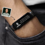 8695JGE1 ihre pflicht war zu dienen unsere pflicht ist das gedenken personalisierte trauergeschenke  armband mit foto_ 8695jtv5b_2