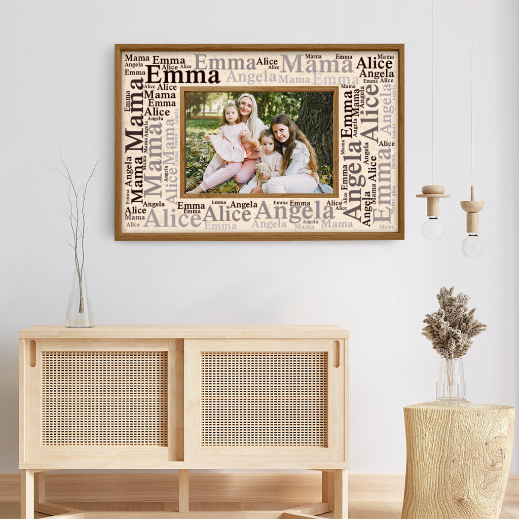 8702CGE3 papa mama personalisierte geschenke foto  leinwand mit kindernamen 8702cap5a