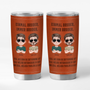 8709TGE1 3d druck effekt einmal bruder immer bruder personalisiertes geschenk  thermobecher 590 ml freunde cartoon 8709taysf