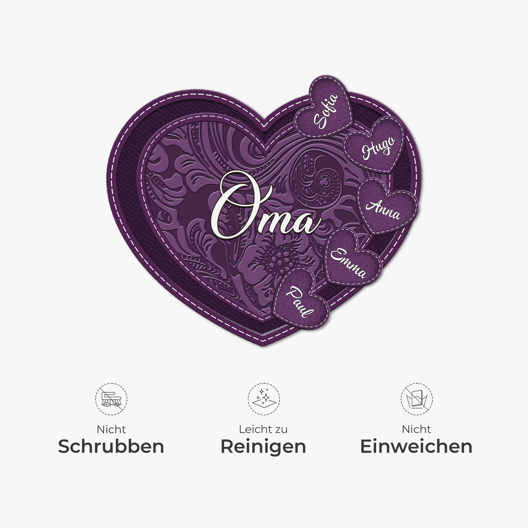8717GE5 oma mit kindernamen personalisiertes geschenk  fussmatte oma mama unregelmassige form 8717ad3cta_5b245afc a319 4cb1 ae3b 6926bc017a33