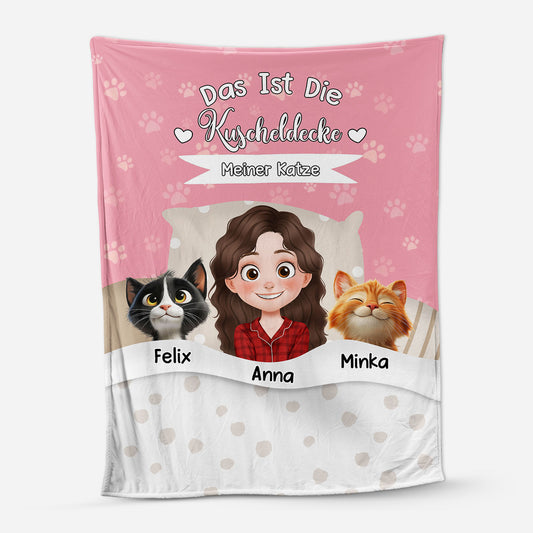 8724BGE1 das ist die kuscheldecke meiner katze personalisierte geschenke katzen  decke schlafen 8724b8hsd_1