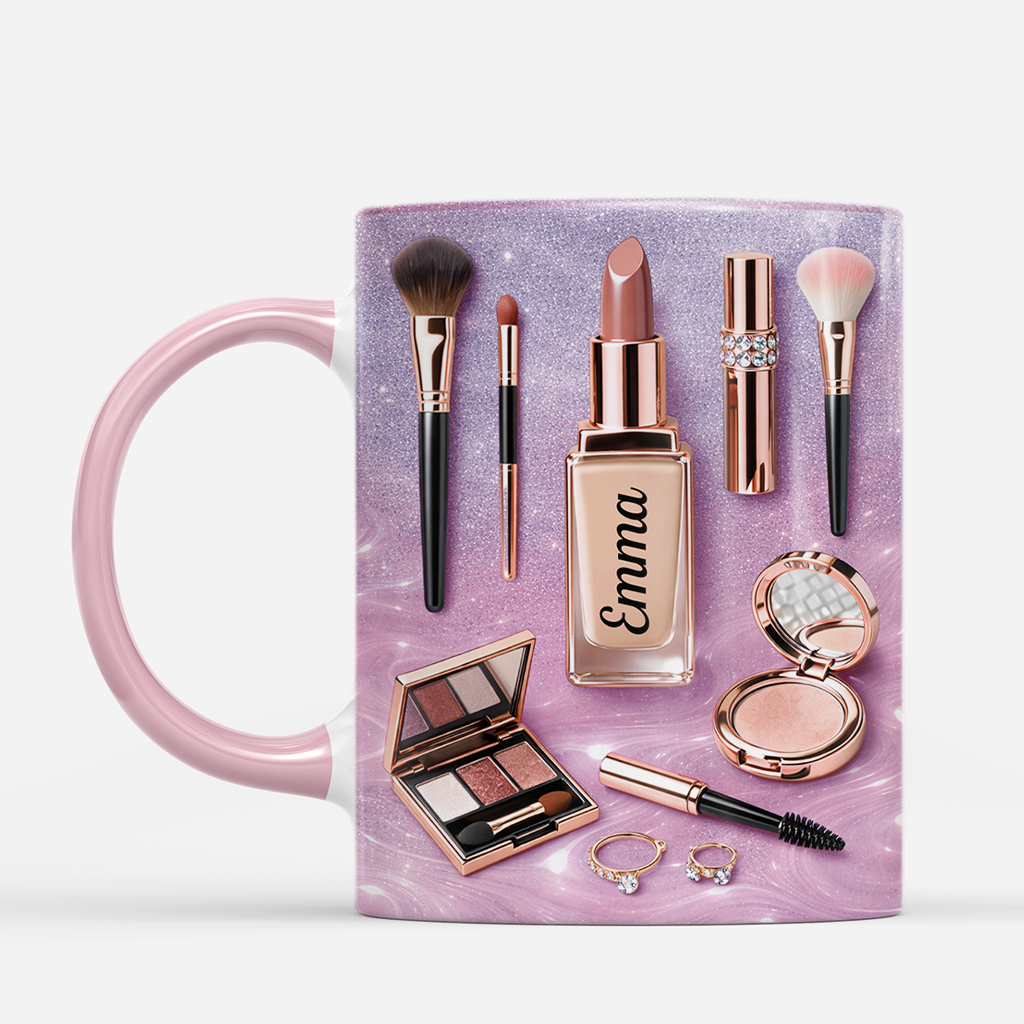 8730MGE2 3d druck effekt make up set personalisierte geschenke fur frauen  tasse 8730mafza