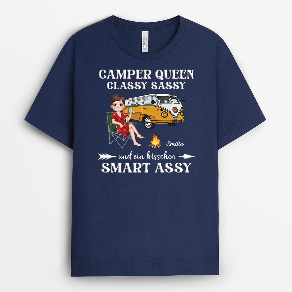 Camper Queen - Personalisierte Geschenke Für Frauen | T Shirts