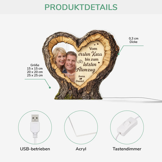 8802LGE2 3d druck effekt vom ersten kuss bis zum letzten atemzug personalisierte paar geschenke  lightbox foto holzherz 8802lnpag