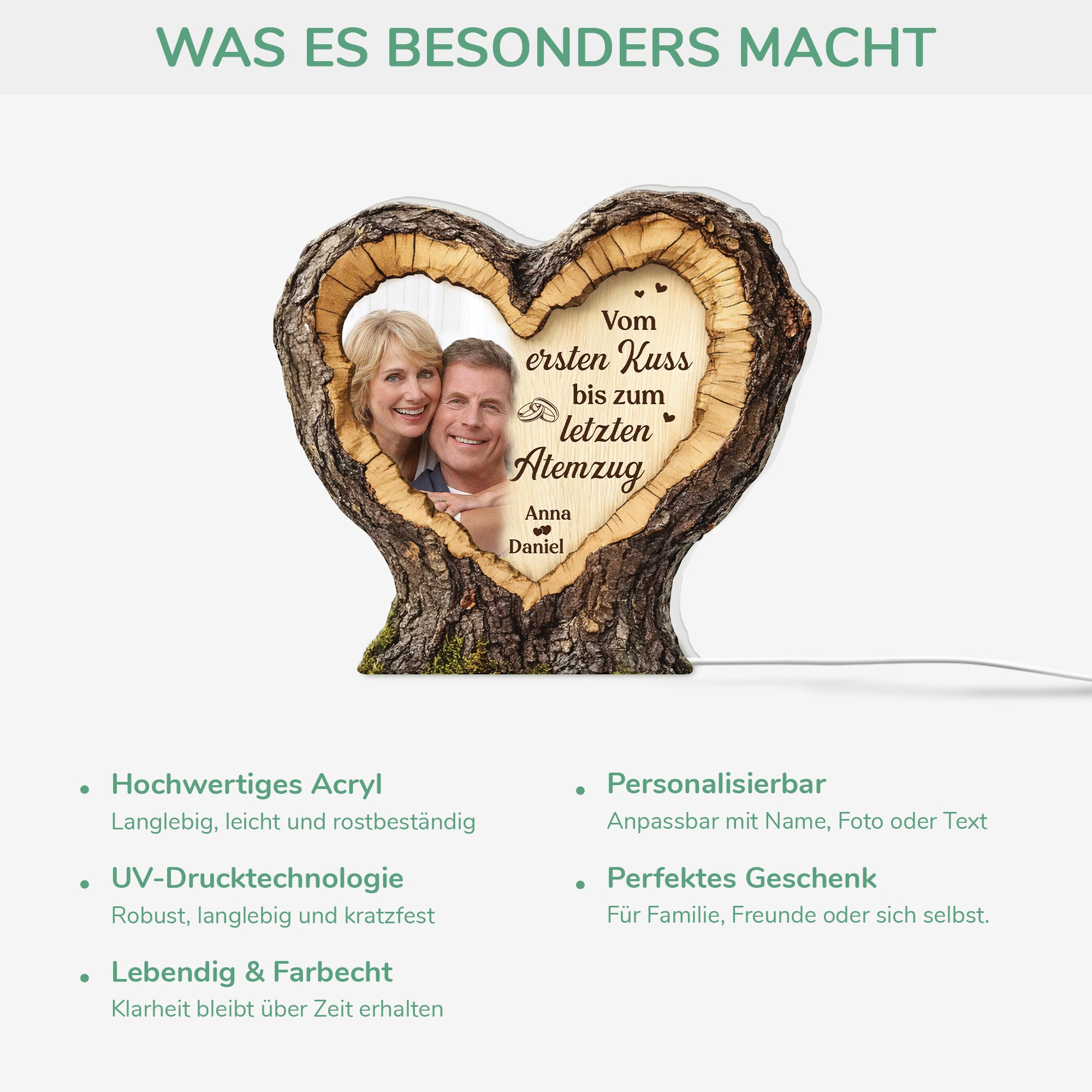 8802LGE3 3d druck effekt vom ersten kuss bis zum letzten atemzug personalisierte paar geschenke  lightbox foto holzherz 8802lnpag