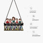 8851UGE4 3d druck effekt mama und kinder acryl sonnenfanger personalisiert 8851unlma