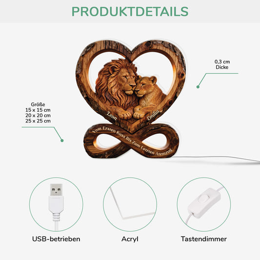 8861LGE1 gott segnete den steinigen weg der mich direkt zu dir fuhrte personalisierte paar geschenke  lightbox lowe 8861l6vrg_2